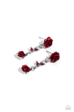 ROSE Without Saying... Red ✧ Necklace, Led by the ROSE Red ✧ Post Earrings, & Roses Supposes Red ✧ Bracelet Set