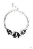 Round Royalty Silver ✧ Hematite Necklace & Twinkling Trio Silver ✧ Bracelet