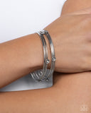 Flawlessly Floral White ✧ Bangle Bracelet