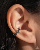 Mandatory Musings Black & Barbell Beauty Black ✧ Cuff Earrings Set