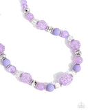 Whimsical Wager Purple ✧ Necklace & Sweetly Shattered Purple ✧ Bracelet Set