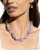 Whimsical Wager Purple ✧ Necklace & Sweetly Shattered Purple ✧ Bracelet Set