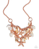 Seashell Shanty Copper ✧ Necklace & Seashell Song Copper ✧ Bracelet Set