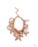 Seashell Shanty Copper ✧ Necklace & Seashell Song Copper ✧ Bracelet Set