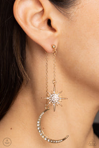 Earrings Jacket,Earrings Post,Exclusive,Gold,Stars,Stellar Showstopper Gold ✧ Post Jacket Earrings