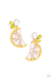 Slice of Summer Yellow ✧ Post Earrings