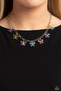 Butterfly,Exclusive,Favorite,Multi-Colored,Necklace Short,Butterfly Balance Multi ✧ Necklace