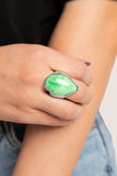 Never Say TIE DYE Green✧ Ring