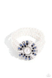 Gatsby Gallery Blue ✧ Necklace & Gifted Gatsby Blue ✧ Stretch Bracelet Set