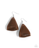 In and OUTBACK Brown ✧ Leather Earrings