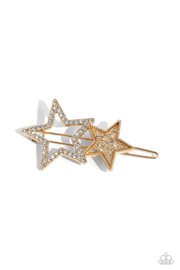 Stellar Shine Gold ✧ Star Barrette