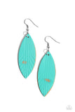 Leather Lounge Blue ✧ Leather Earrings