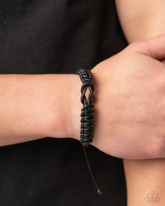 Black,Bracelet Knot,Suede,Urban Bracelet,Nautical Myth Black ✧ Suede Bracelet