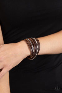 Brown,Urban Sparkle Wrap,Studded Sensation Brown ✧ Urban Wrap