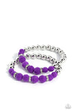 Two by Two Twinkle Purple ✧ Bracelet