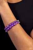Two by Two Twinkle Purple ✧ Bracelet
