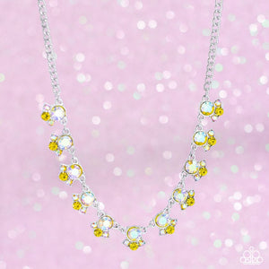 Exclusive,Favorite,Iridescent,Necklace Short,Yellow,Tabloid Treasure Yellow ✧ Iridescent Necklace & Surprise Bundle