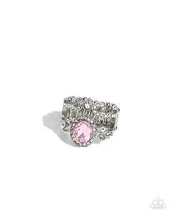 Pink,Ring Wide Back,Parisian Pinnacle Pink ✧ Ring