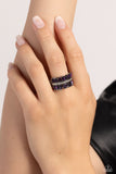 Staggering Stacks Purple ✧ Ring