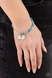 Blue,Bracelet Bangle,Iridescent,Bodacious Beacon Blue ✧ Iridescent Bangle Bracelet