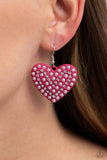 Romantic Reunion Pink ✧ Heart Earrings