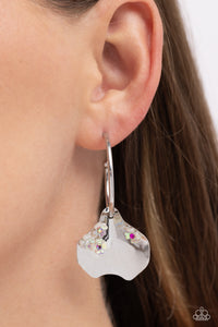 Earrings Hoop,Iridescent,Light Pink,Pink,Majestic Mermaid Pink ✧ Iridescent Hoop Earrings