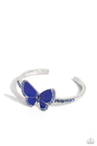 Particularly Painted Blue ✧ Butterfly Cuff Bracelet