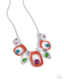 Poetically Painted Orange ✧ Necklace