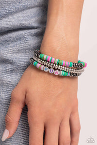 Black,Bracelet Stretchy,Favorite,Multi-Colored,Just for Fun Black ✧ Stretch Bracelet