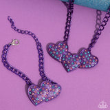 Lovestruck Lineup Purple ✧ Heart Bracelet