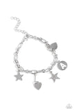 Legacy Letters - White A ✧ Star Bracelet