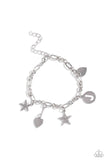 Legacy Letters - White J ✧ Star Bracelet