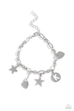 Legacy Letters - White K ✧  Star Bracelet