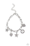 Legacy Letters - White N ✧ Star Bracelet