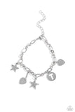 Legacy Letters - White T ✧ Star Bracelet