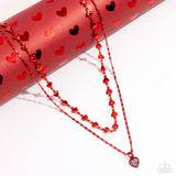 Cupid Combo Red ✧ Heart Necklace