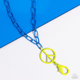 Tranquil Unity Blue ✧ Peace Lanyard Necklace