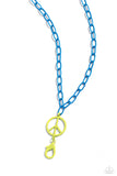 Tranquil Unity Blue ✧ Peace Lanyard Necklace