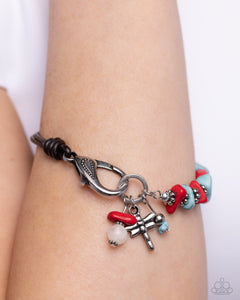 Bracelet Clasp,Dragonfly,Multi-Colored,New,Red,Turquoise,Urban Bracelet,Daring Dragonfly Red ✧ Urban Bracelet
