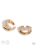 Sizzling Spotlight Gold ✧ Cuff Earrings