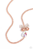 Fluttering Finesse Rose Gold ✧ Butterfly Iridescent Necklace