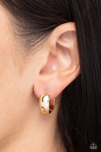 Earrings Hinged Hoop,Gold,New,Hinged Halftime Gold ✧ Hinged Hoop Earrings