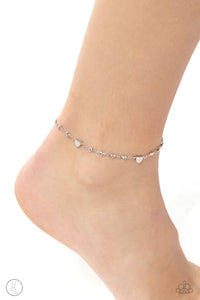 Anklet,Hearts,Silver,Valentine's Day,Highlighting My Heart Silver ✧ Anklet