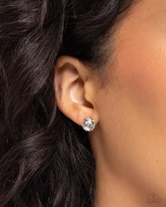 Earrings Post,White,Breathtaking Birthstone White ✧ Post Earrings