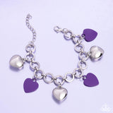 Whole Lotta Love Purple ✧ Heart Bracelet
