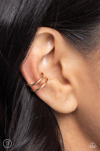 Earrings Ear Cuff,Gold,Metallic Moment Gold ✧ Cuff Earrings
