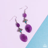 Creative Cascade Purple ✧ Earrings