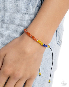 Blue,Bracelet Knot,Multi-Colored,Orange,Urban Bracelet,Yellow,We Own the Night Orange ✧ Bracelet