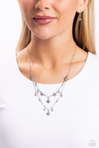 Necklace Short,New,Purple,Stars,Raising the STAR Purple ✧ Necklace
