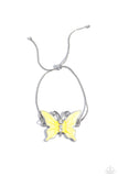 Aerial Adornment Yellow ✧ Butterfly Sliding Bead Bracelet